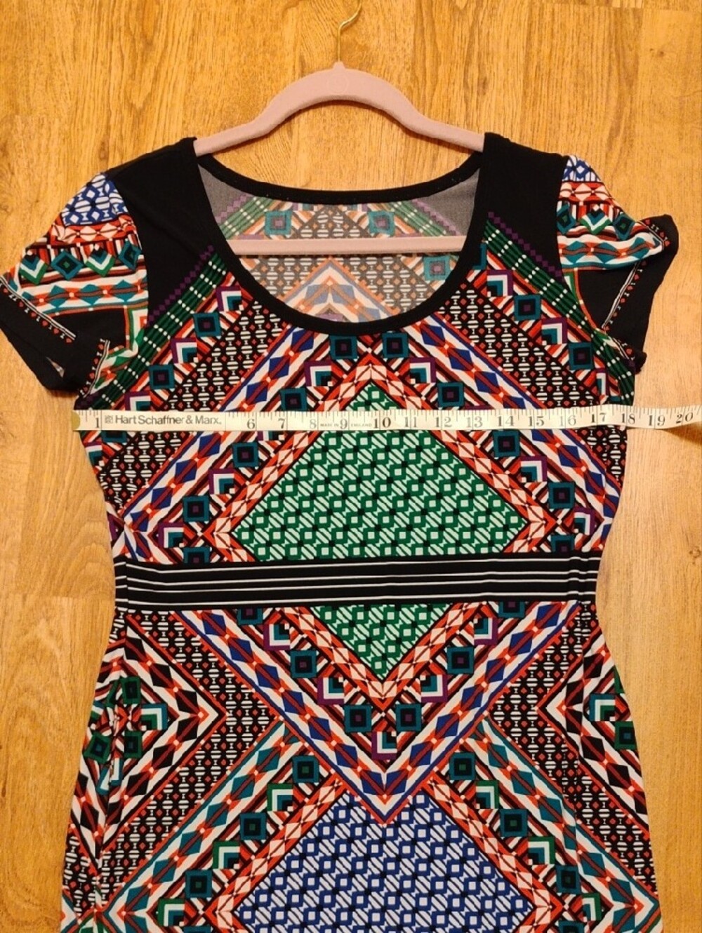 Calvin Klein Multi-Color Geometric Print Dress - Picture 3 of 6